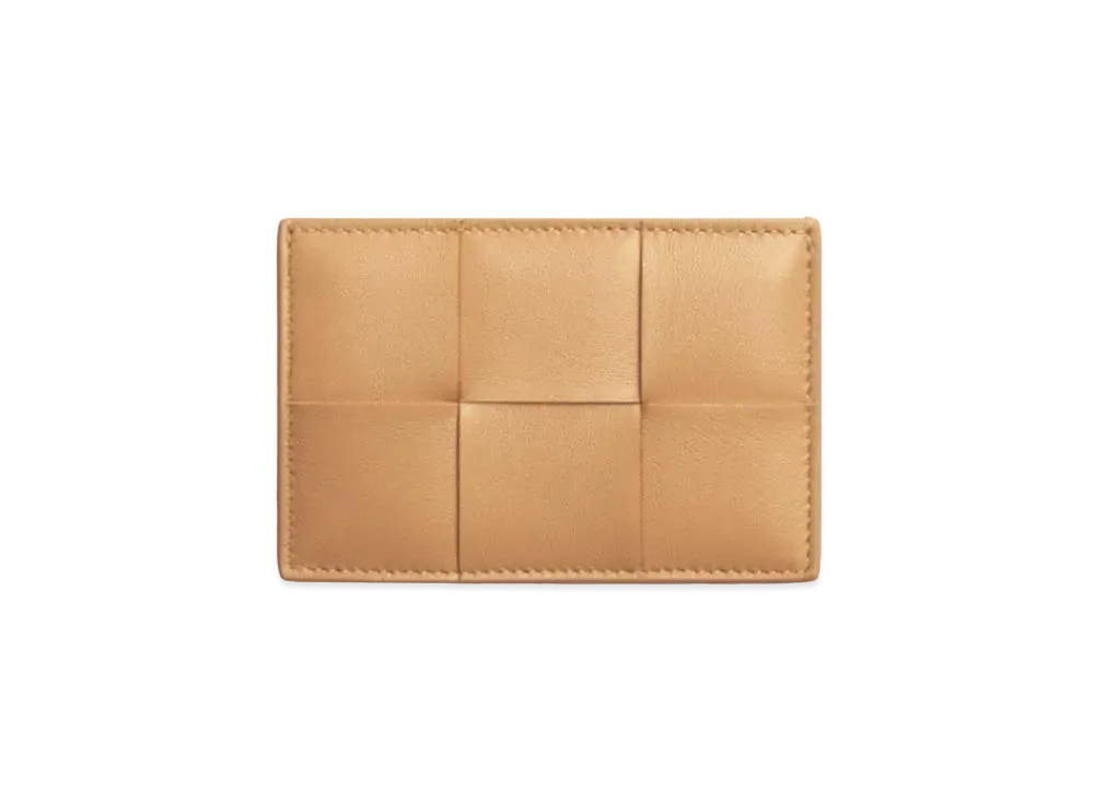 Bottega Veneta Credit Card Case "Almond"