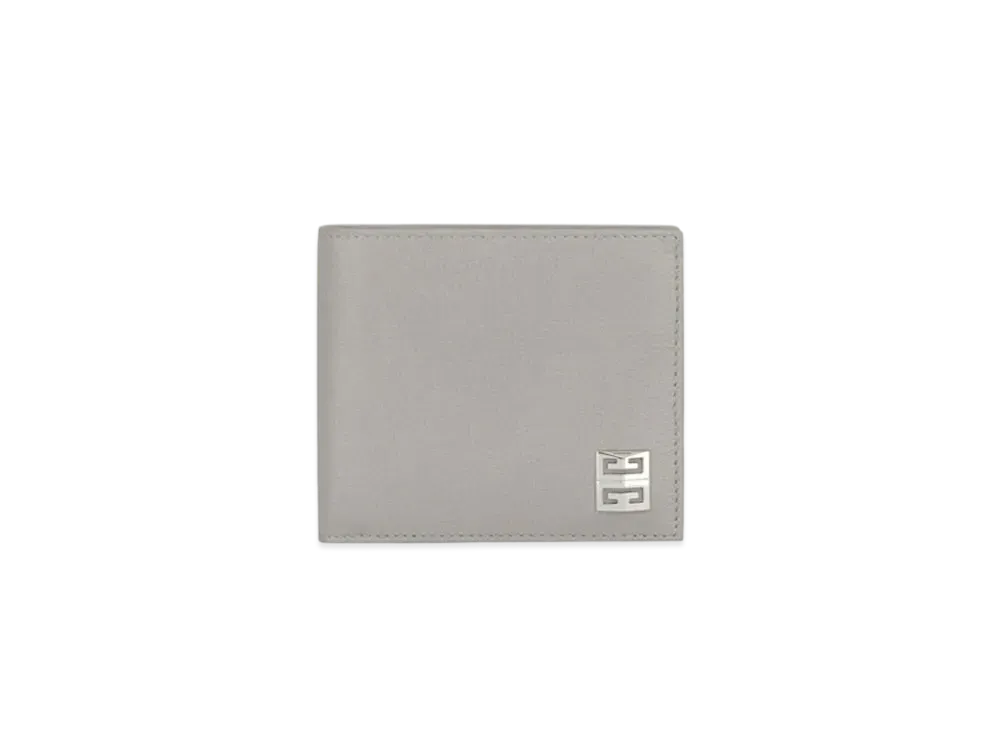 GIVENCHY 4G Wallet In Grained Leather "Gray"