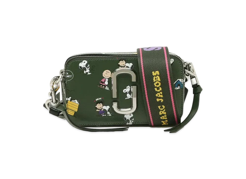 Marc Jacobs Peanuts X Marc Jacobs The Snapshot "Dark Green Multi"