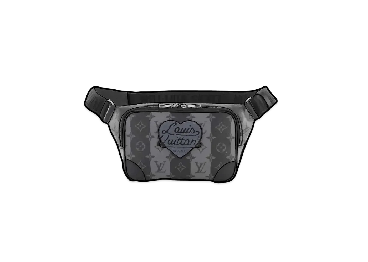 Louis Vuitton x NIGO MODULAR SLINGBAG "Black"