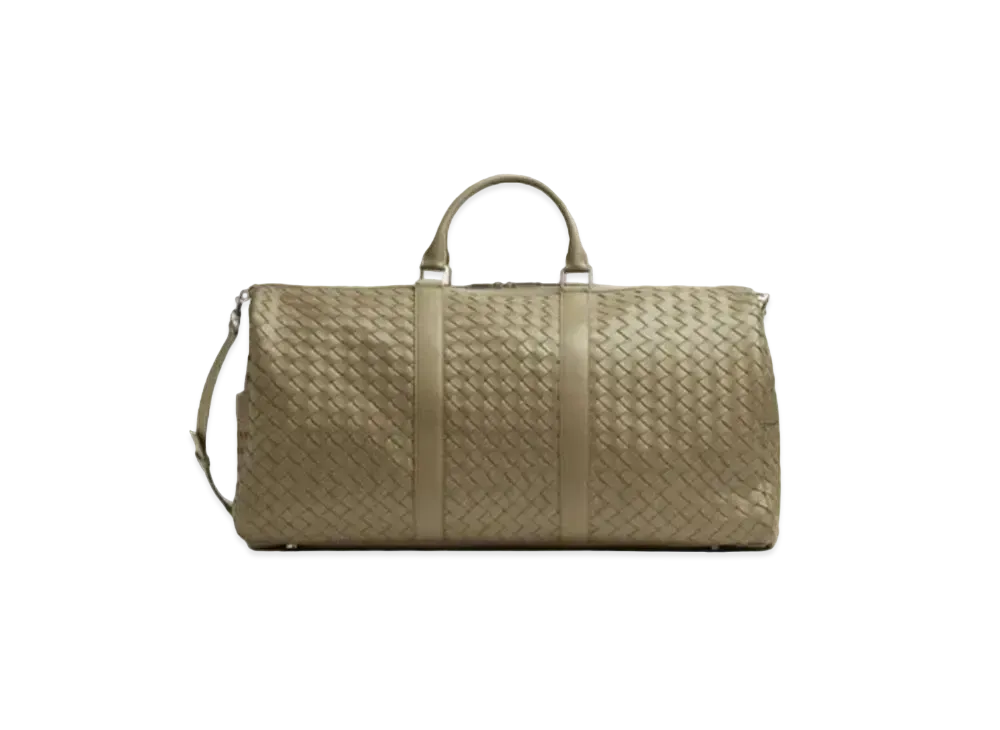 Bottega Veneta Large Intrecciato Duffle "Taupe"
