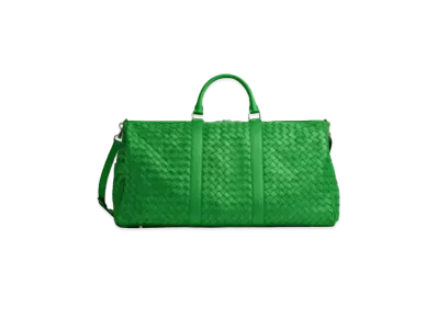 Bottega Veneta Large Intrecciato Duffle "Parakeet"