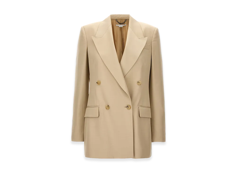 STELLA McCARTNEY Women's Double-Breasted Jacket "Beige"