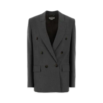 STELLA McCARTNEY Women's Flannel Blazer "Gray"