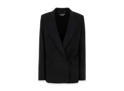 STELLA McCARTNEY Women's Stretch Wool Blazer "Black"
