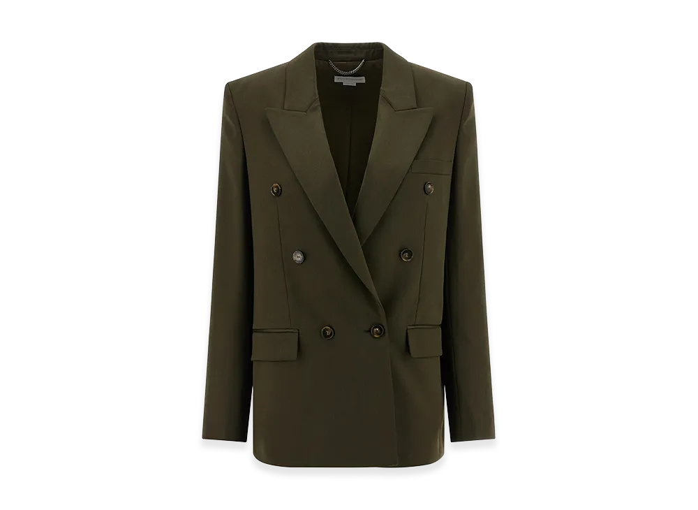 STELLA McCARTNEY Women's Wool Blazer "Olive Green"