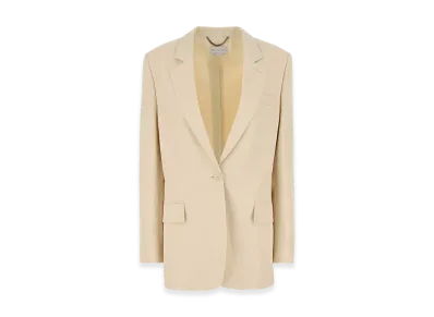 STELLA McCARTNEY Women's Viscose Blend Blazer "Yellow/Ivory"