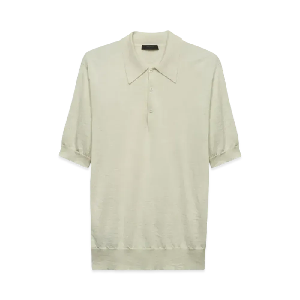 PRADA Men's Cashmere Polo Shirt "Green"