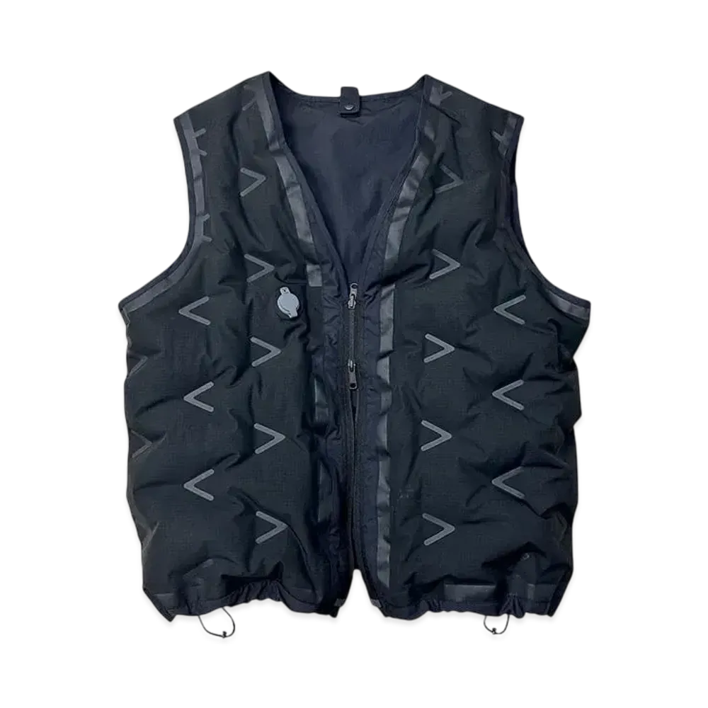 Poliquant THE REVERSIBLE AIR ADJUSTABLE SYSTEM UNIT VEST FEATURED EMULAITON "BLACK"