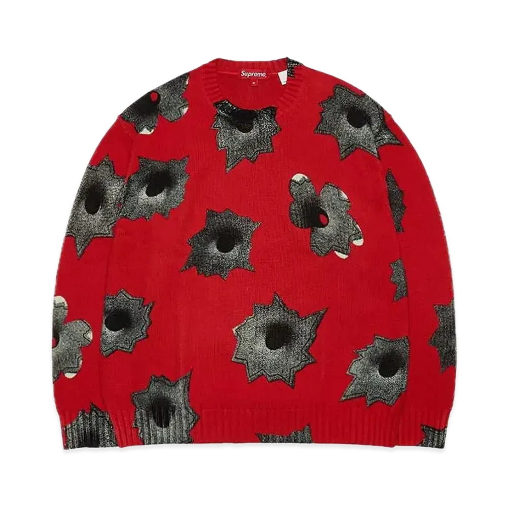 Supreme Nate Lowman Sweater "Red"