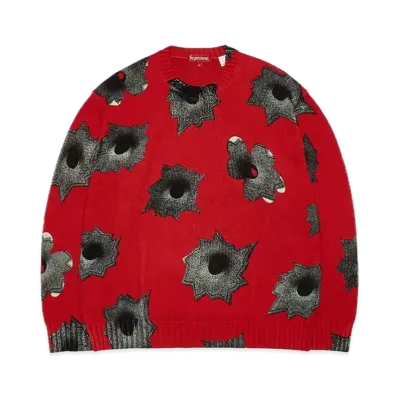 Supreme Nate Lowman Sweater "Red"