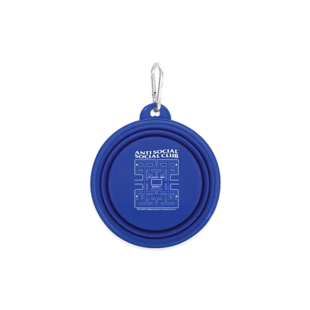 ANTI SOCIAL SOCIAL CLUB x PAC-MAN Maze Collapsible Bowl "Blue"