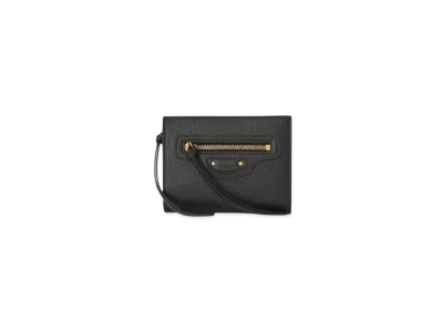 BALENCIAGA Neo Classic Billfold Compact Wallet "Black"