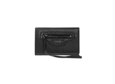 BALENCIAGA Leather Key Bag "Black"