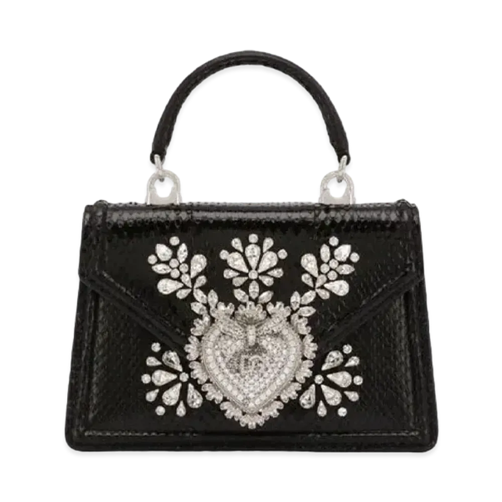 Dolce&Gabbana Dviting Bag Small Eyes Enbridery "Black"