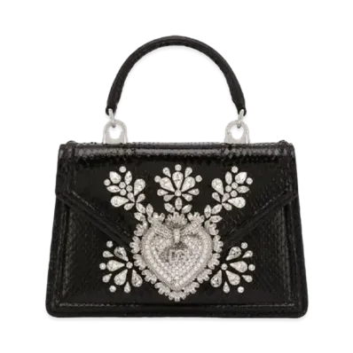 Dolce&Gabbana Dviting Bag Small Eyes Enbridery "Black"