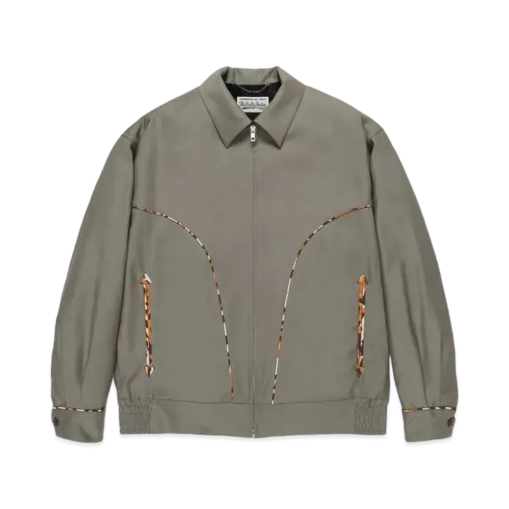 WACKO MARIA Velvet Western Jacket (Import Fabric / Dormeuil) "Green"