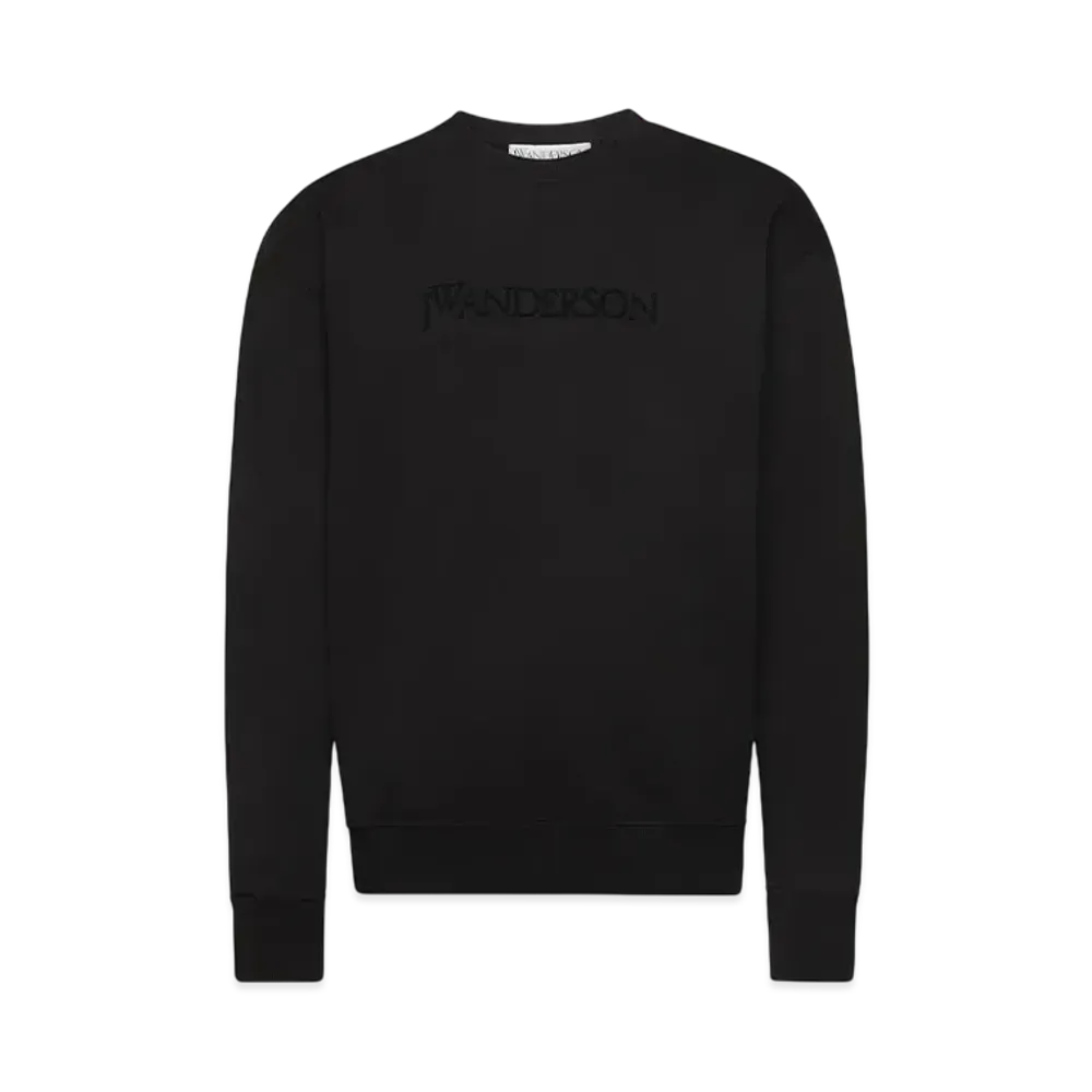JW ANDERSON Logo Embroidered Sweatshirt "Black"