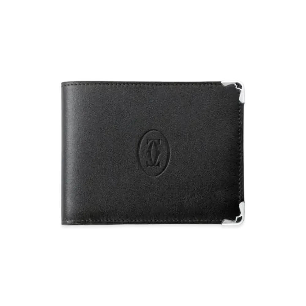 Cartier 6-Credit Card Wallet, Must de Cartier "Black"