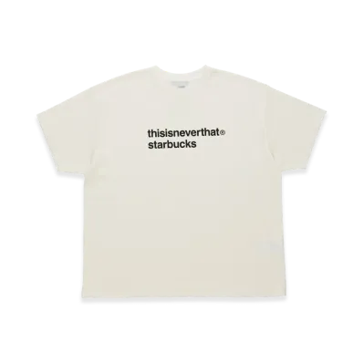 STARBUCKS x thisisneverthat S/S T-Shirt "White"