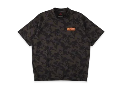 WIND AND SEA x BRIEFING GOLF Mock Neck Tee "Camo"