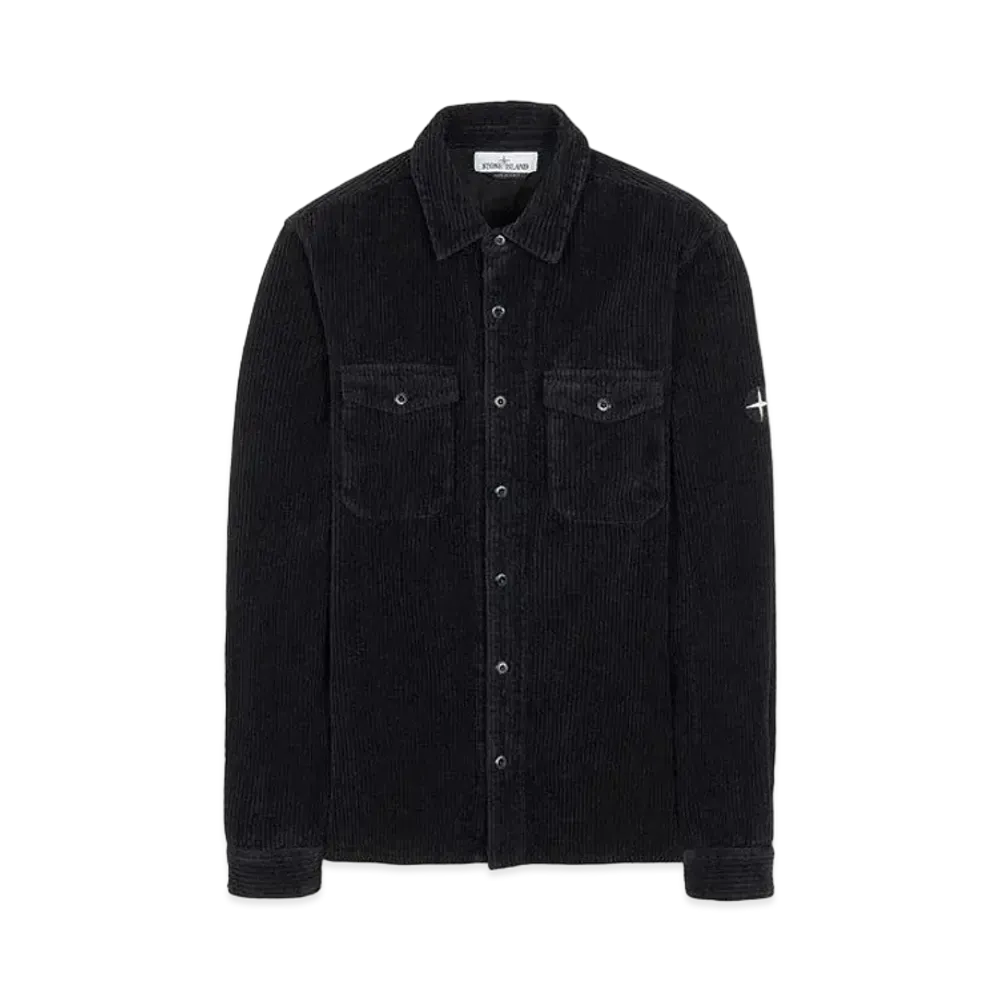 Stone Island 12111 COTTON CORDUROY_REGULAR FIT "Black"