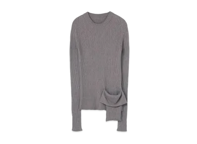 Yohji Yamamoto 7G4 X 2 WG POCKET PULLOVER "Gray"