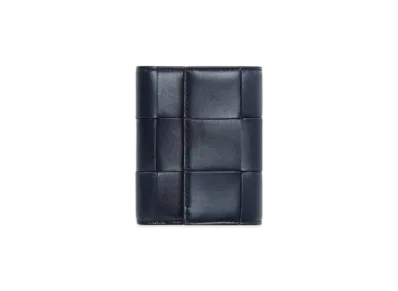 Bottega Veneta Cassette Tri-Fold Zip Wallet "Space"