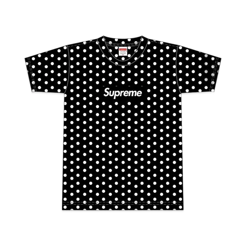 Supreme x COMME des GARCONS SHIRT Polka Dot Tee "Black"
