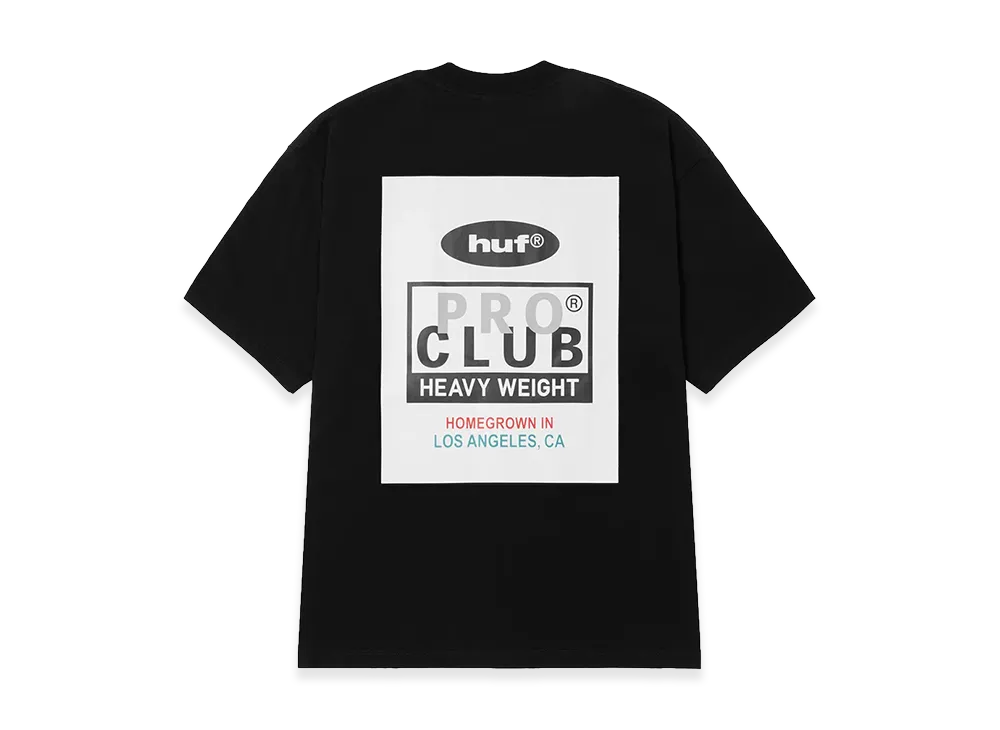 HUF x PROCLUB Heavyweight Tee "Black"