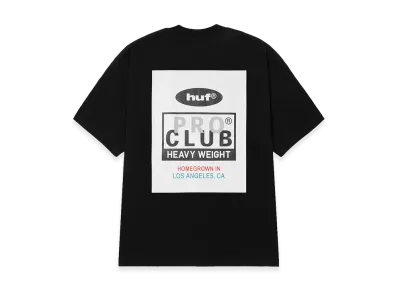 HUF x PROCLUB Heavyweight Tee "Black"