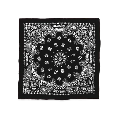 Supreme Silk Bandana "Black"