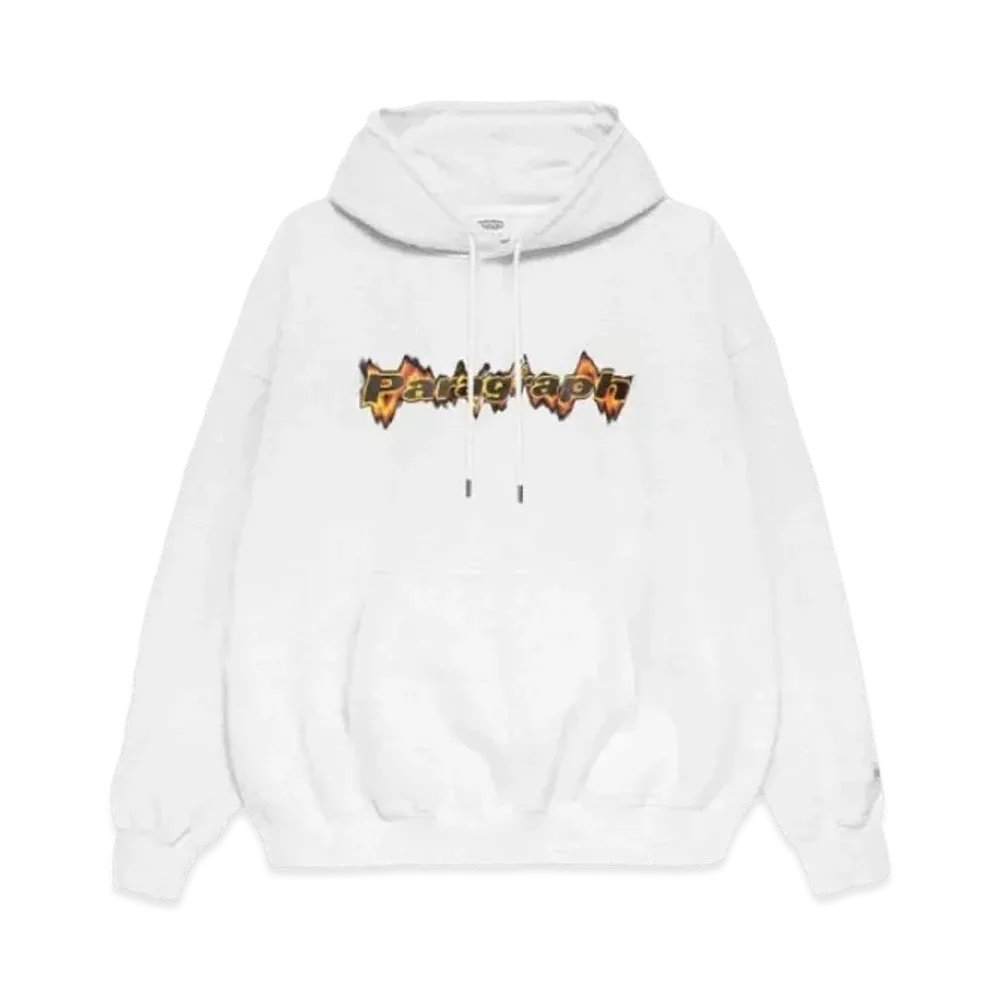Paragraph Flame Graphic Hoodie "Melange"