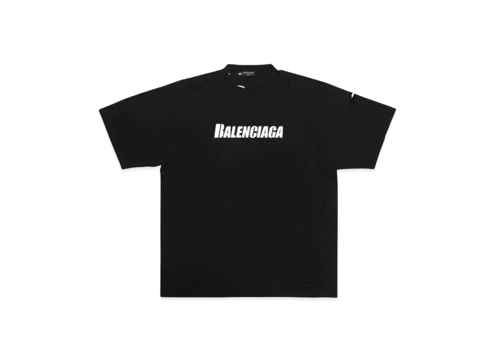 BALENCIAGA Caps T-shirt Boxy Fit "Black"