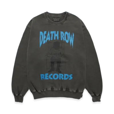 WACKO MARIA Death Row Records / Garment Dyed Sweat Shirt "Gray"