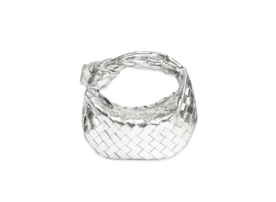 Bottega Veneta Mini Jodie "Silver"