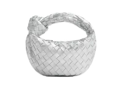 Bottega Veneta Mini Jodie "Silver"