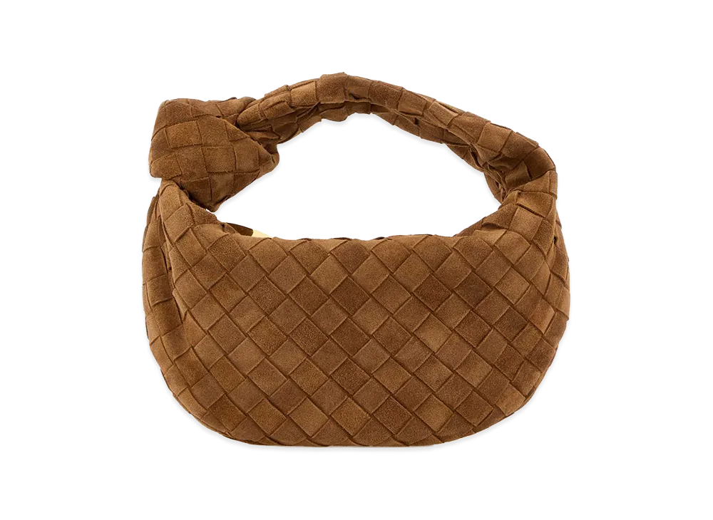 Bottega Veneta Women's Suede Mini Jodie Handbag "Camel"