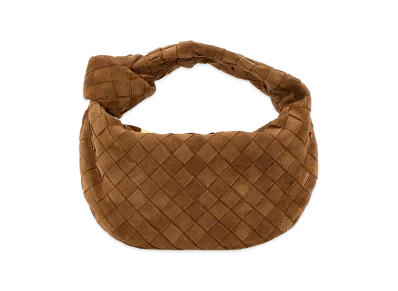 Bottega Veneta Women's Suede Mini Jodie Handbag "Camel"
