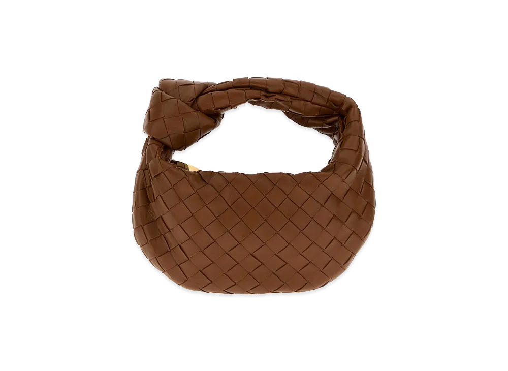 Bottega Veneta Women's Caramel Nappa Leather Mini Jodie Handbag "Camel"