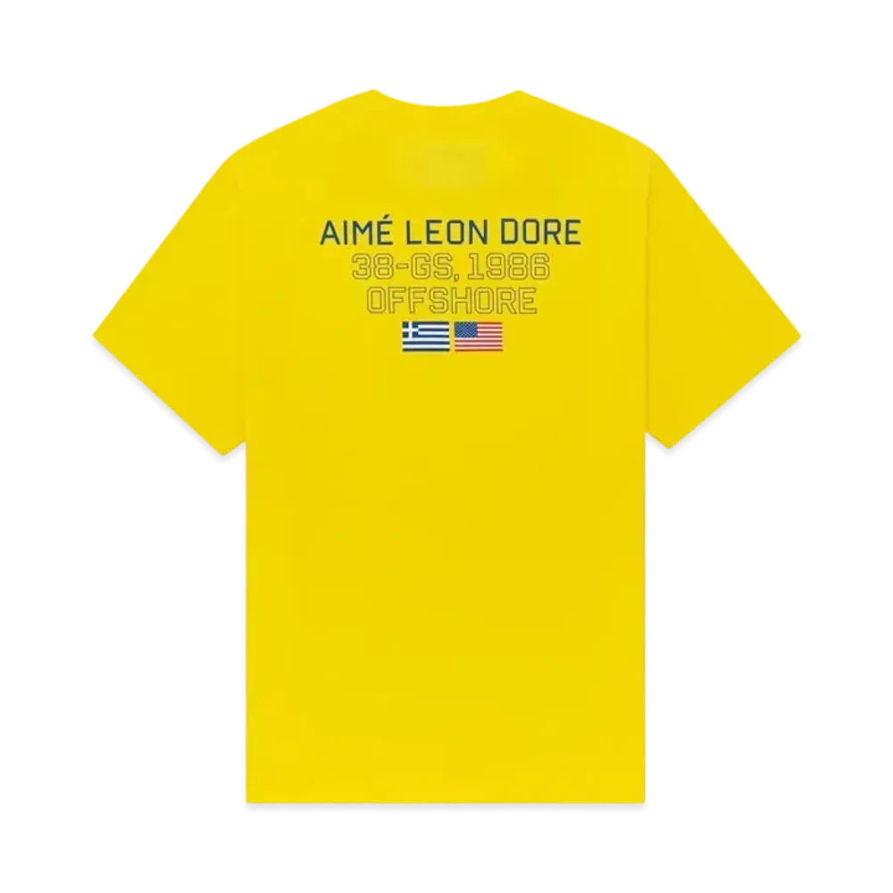 Aime Leon Dore 38-GS Offshore Tee "Yellow"