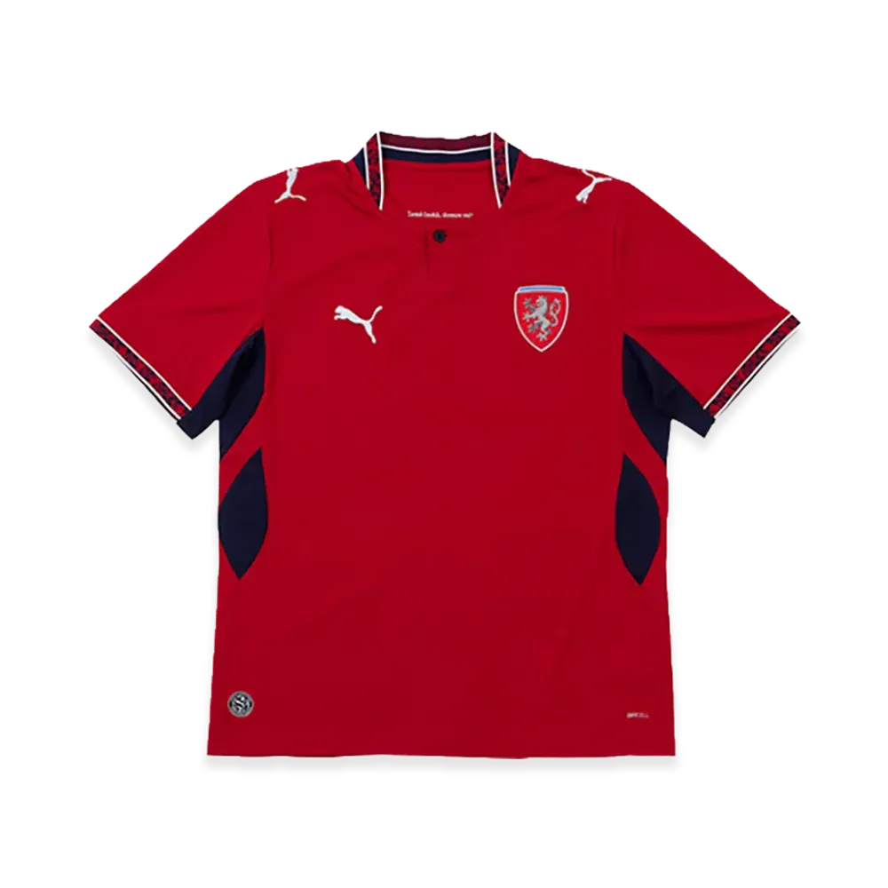 PUMA Soccer 2026 Czech Republic Home Jersey "Dark Cherry"
