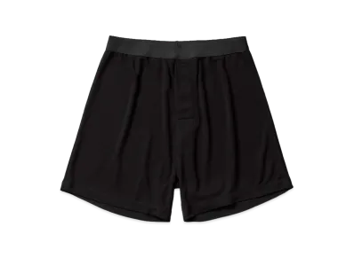 Graphpaper Bamboo Rayon Smooth Boxer Shorts "Black"