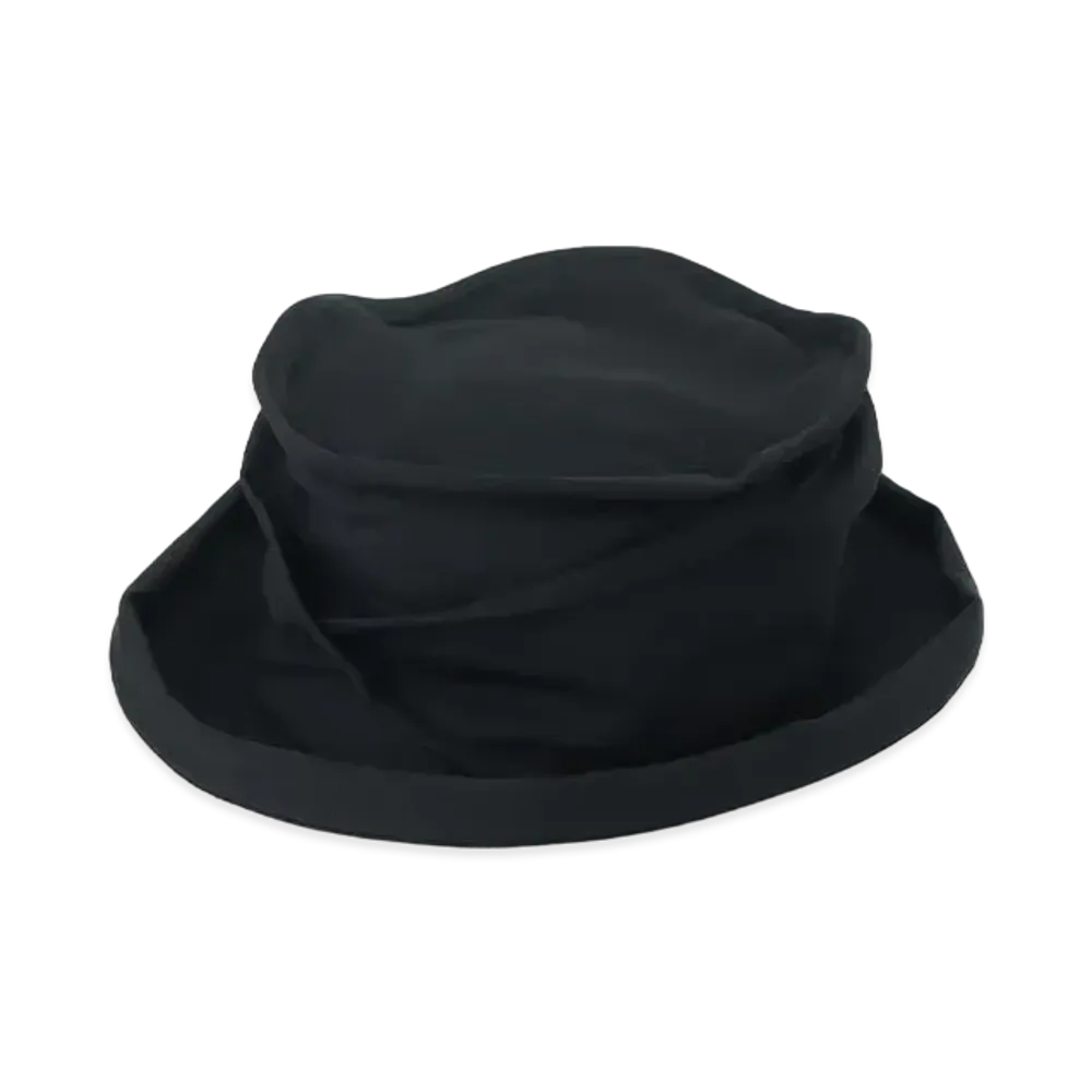 Yohji Yamamoto Gabardine Picking Crochet Hat "Black"