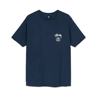 Stussy Stock Link Tee "Navy"