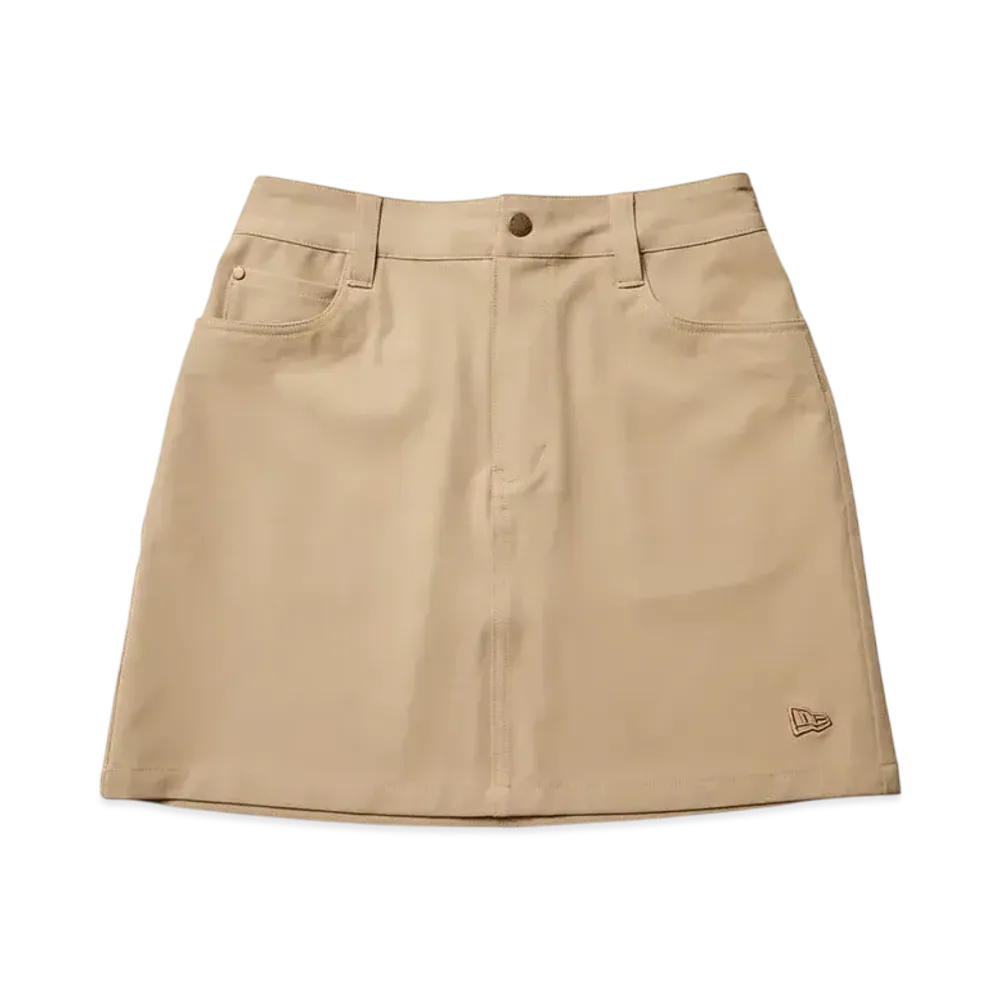 NEW ERA Golf Women's Stretch Skirt Laurel Logo "Khaki"