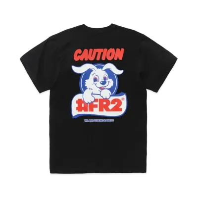 FR2 Caution Rabbit T-Shirt "Black"