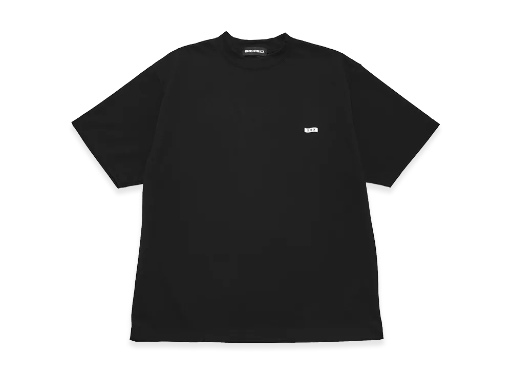 GOD SELECTION XXX Mini Box Logo Mock Neck Tee GX-S26-CS-09 "Black"