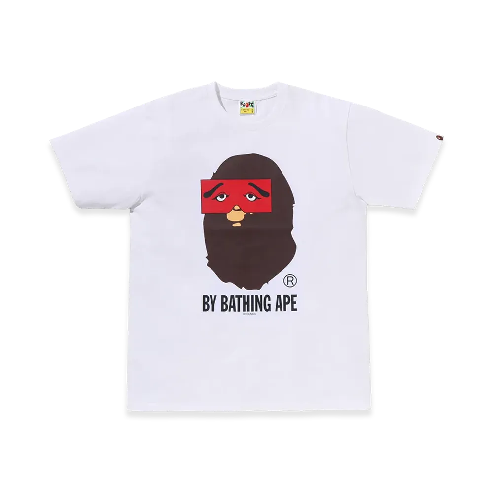 A BATHING APE x NIWAKASENPEI Bape Store One Fukuoka Bldg. By Bathing Ape Tee "White"