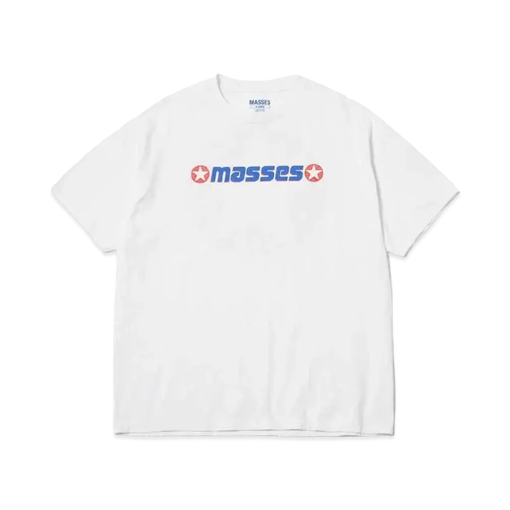 MASSES T-SHIRT FLAME "WHITE"